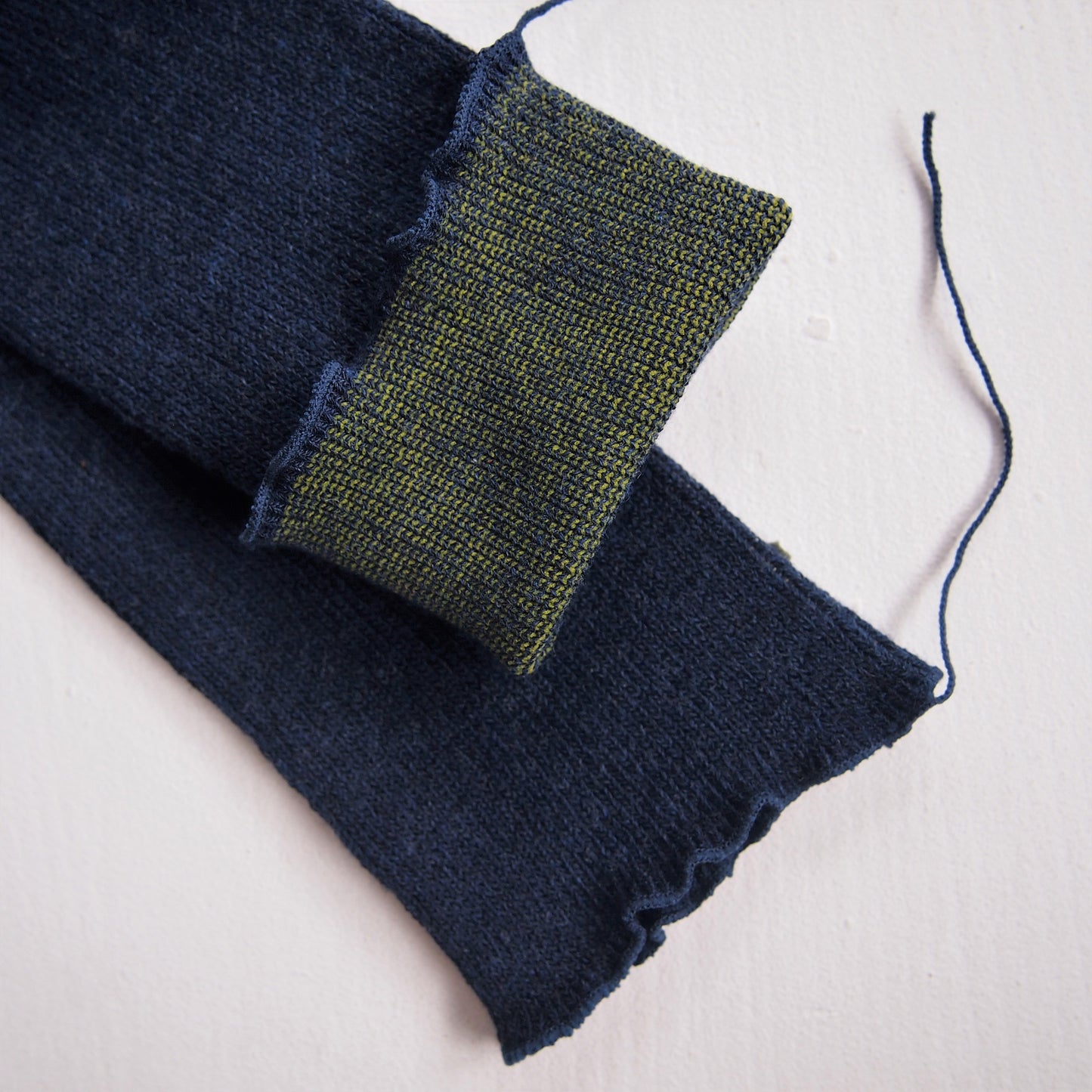 himukashi organic cotton socks - Indigo denim
