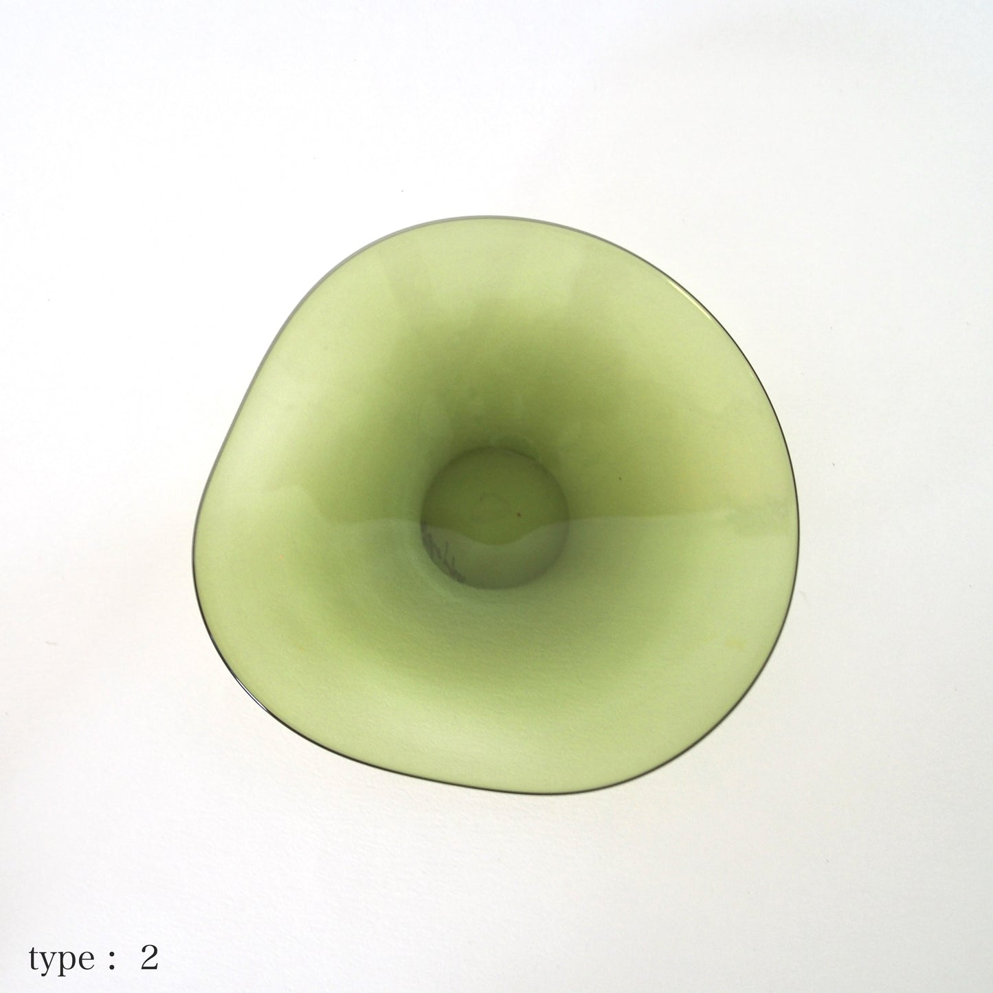 STUDIO PREPA | Recycled Glassware | Plate _S (olive)