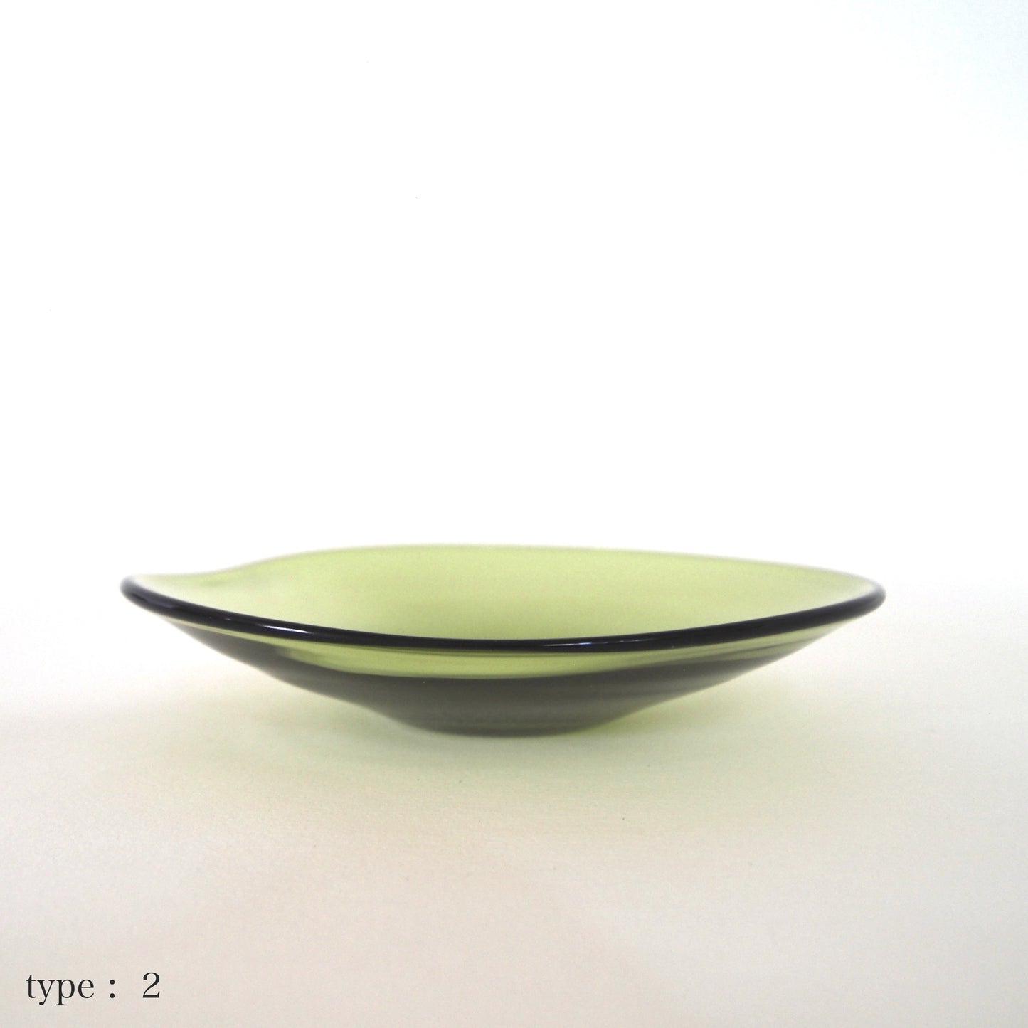 STUDIO PREPA | Recycled Glassware | Plate _S (olive)