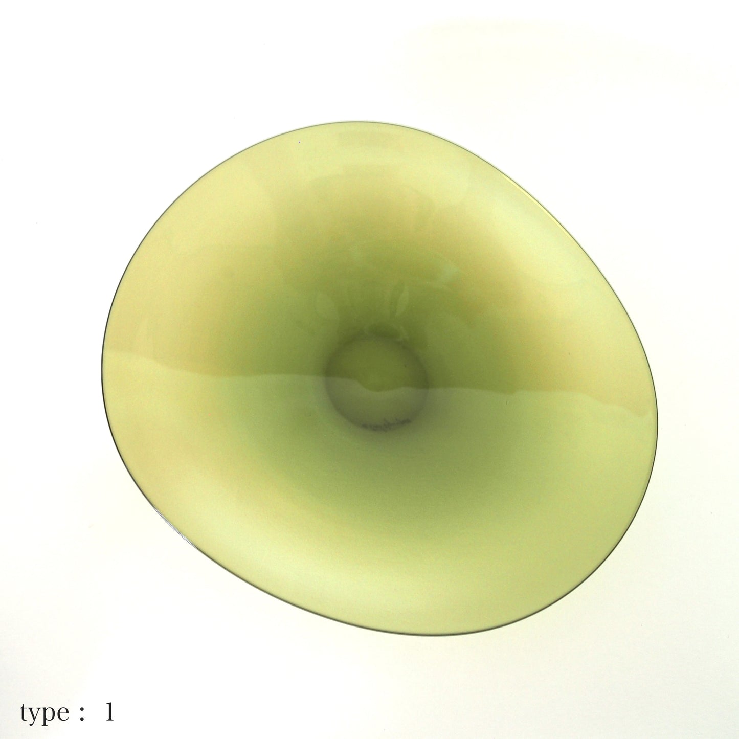 STUDIO PREPA | Recycled Glassware | Plate_M (olive)