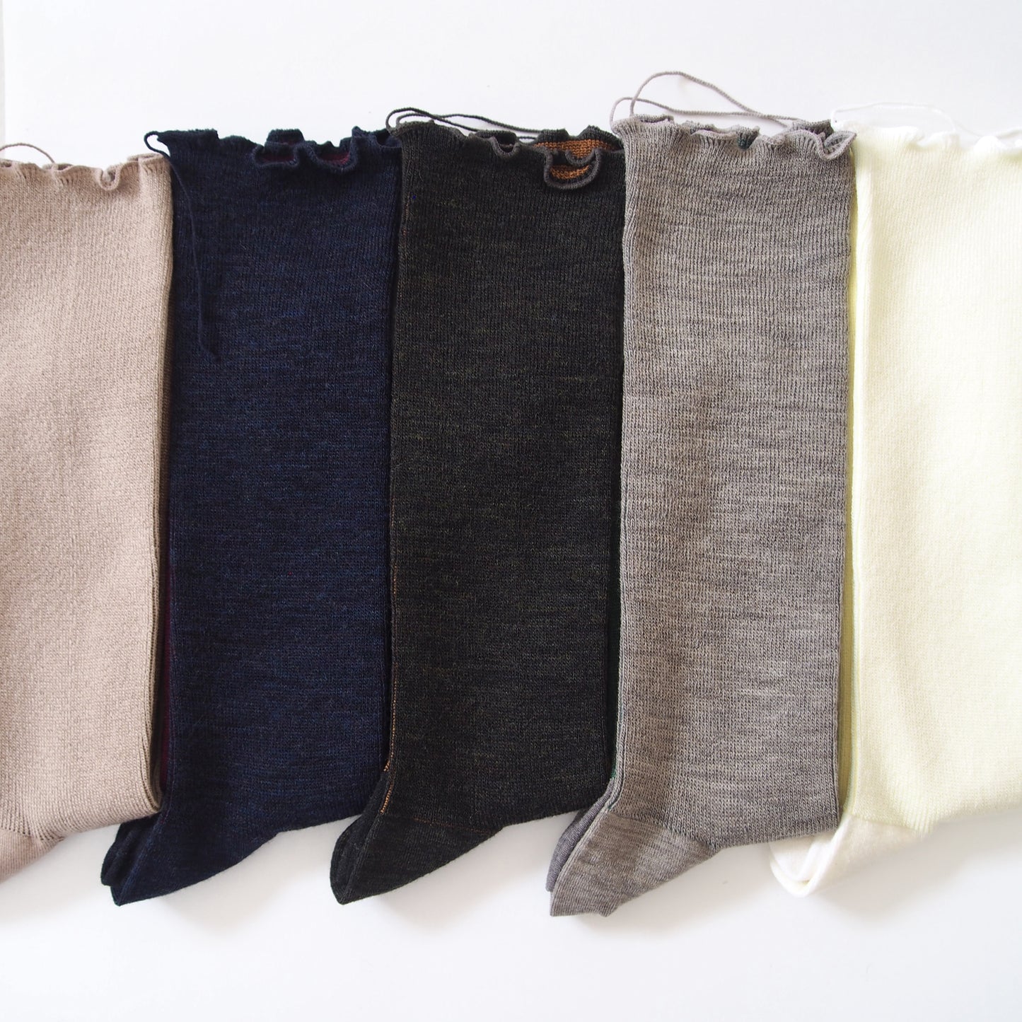 wool socks 2025 _ Sweet olive キンモクセイ