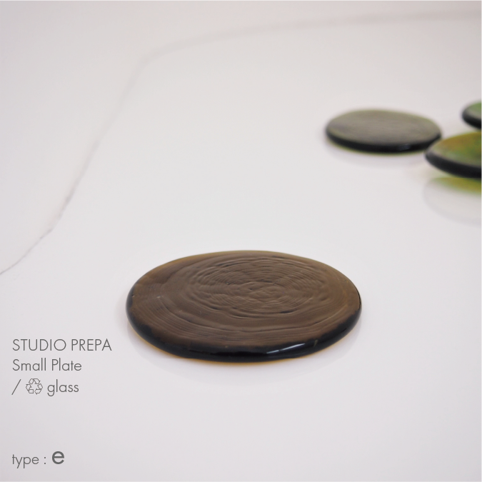 STUDIO PREPA Small plate ( recycle glass )