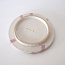 Small Plate ( white / pink )