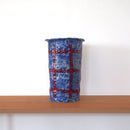 SHOKKI　Flower pot ( navy/red ).