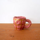 SHOKKI　Mug cup ( pink/gold ).