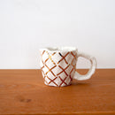 SHOKKI　Mug cup ( white/gold ).