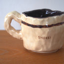 SHOKKI　Mug cup ( ivory/brown ).