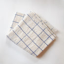 India　khadi cloth ( blue check )