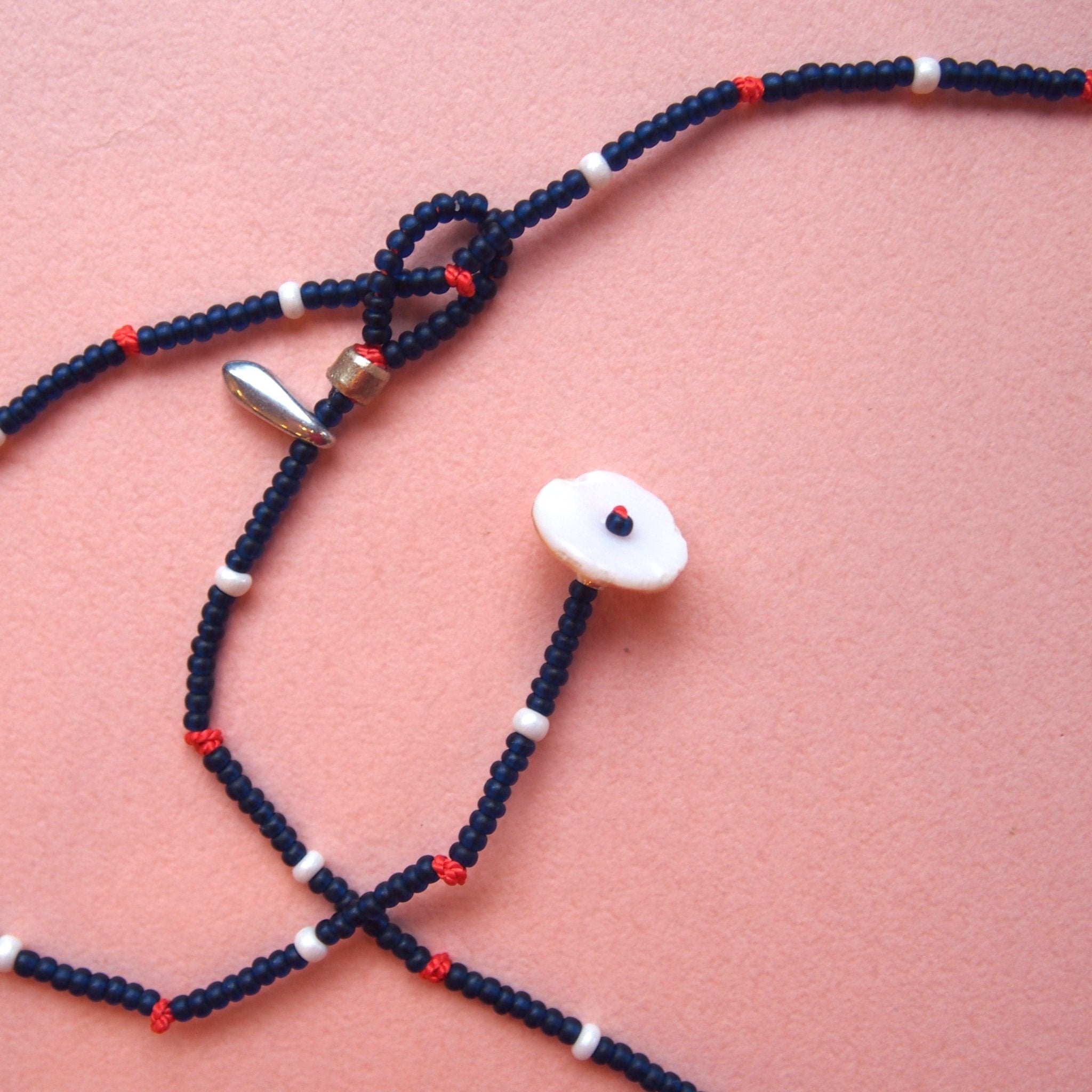 Beads necklace　017