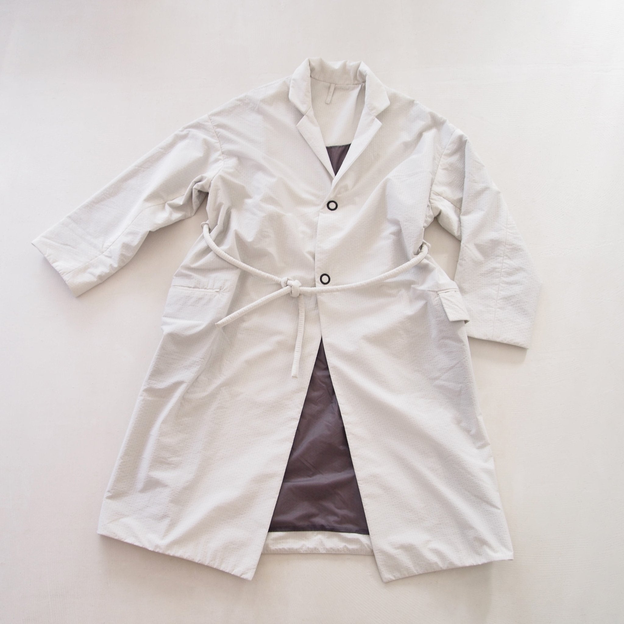 mac sleeve raincoat ( Fake Seersucker )
