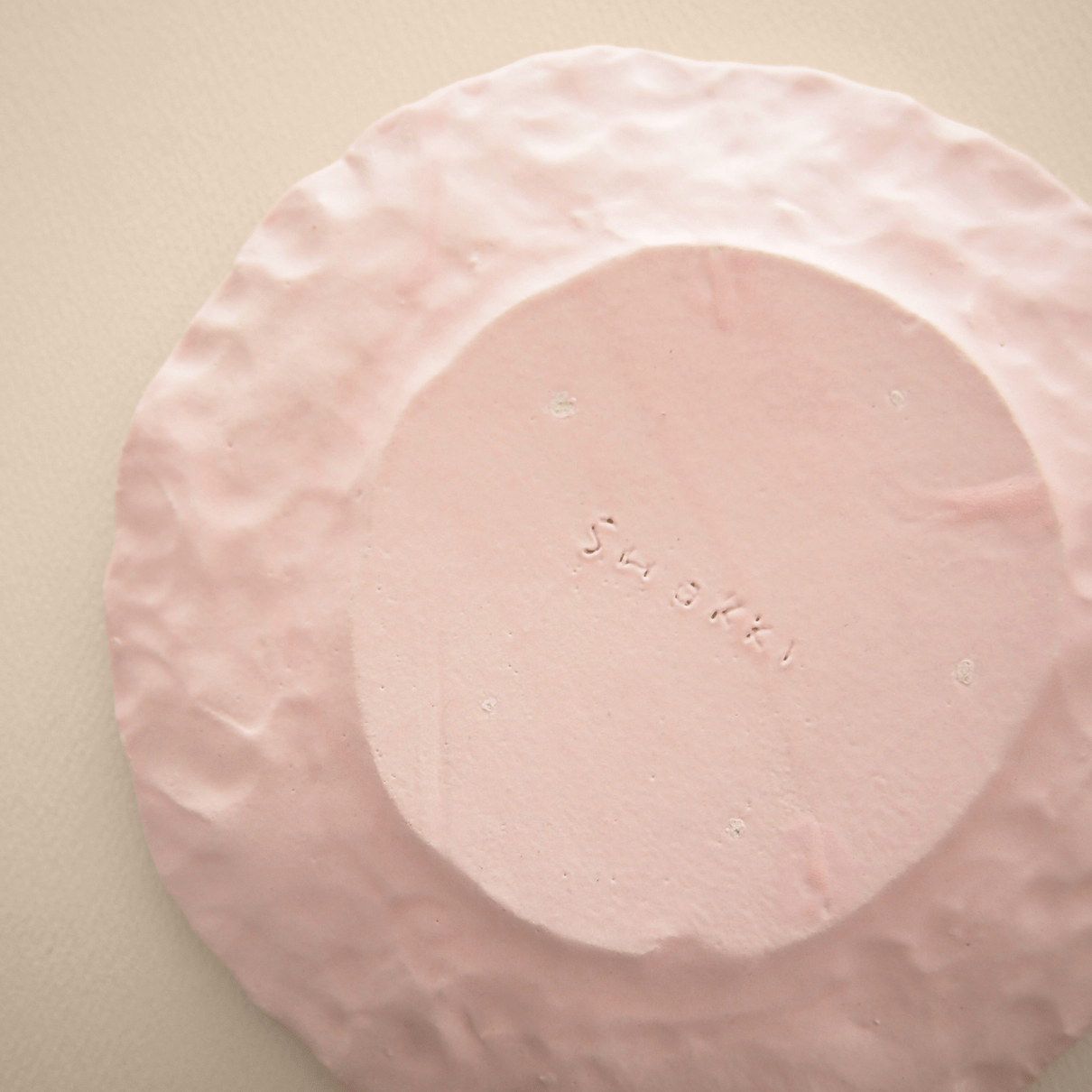 SHOKKI　small plate ( pink )